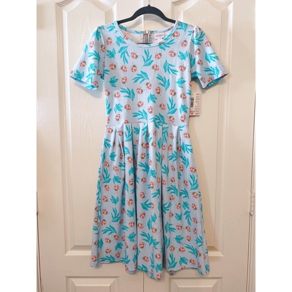 LuLaRoe Woman’s Dress Amelia size S light blue - Picture 1 of 12